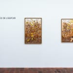 Exhibition View of Les collines de l'espoir, Salifou Lindou's solo project at AFIKARIS Gallery Paris. March 2024. Studio Vanssay