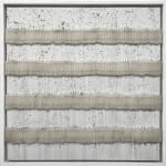 Mouhcine Rahaoui painting. Moroccan Artist. Contemporary African art in Paris. AFIKARIS PARIS. Mixed media (charcoal, wax, glue, plastic, wax, resin) on canvas. Installations. Ready-made. 1-54 London. Art genève 2024