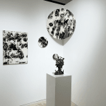 Hervé Yamguen, Visage arbre, 2023