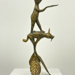 Hervé Yamguen sculpture. Bronze. Historical Cameroonian artist. AFIKARIS Gallery. Contemporary African Art in Paris. Cercle Kapsiki. Figurative animals.