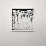 Mouhcine Rahaoui painting. Moroccan Artist. Contemporary African art in Paris. AFIKARIS PARIS. Mixed media (charcoal, wax, glue, plastic, wax, resin) on canvas. Installations. Ready-made.