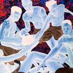 Boluwatife Oyediran. Painter. Contemporary African art. Contemporary figurative painting. Black identity. Black figures portraits. Nigerian artist. Inverted Blackness. Contemporary African art. Art Contemporain Africain
