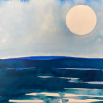 Omar Mahfoudi, Blue sunset, 2023