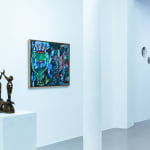 Hervé Yamguen and Nasreddine Bennacer's works on view at AFIKARIS Gallery in Paris as part of the summer group show Inhabiting the World