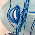 Omar Mahfoudi, Blue sunset, 2023