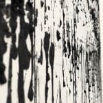Mouhcine Rahaoui painting. Moroccan Artist. Contemporary African art in Paris. AFIKARIS PARIS. Mixed media (charcoal, wax, glue, plastic, wax, resin) on canvas. Installations. Ready-made.