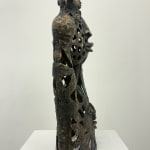 Hervé Yamguen sculpture. Bronze. Historical Cameroonian artist. Abstract figurative. AFIKARIS Gallery. Contemporary African Art in Paris. Cercle Kapsiki.