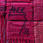 Ange Dakouo. Malian Artist. Contemporary African Art in Paris. AFIKARIS. Wall tapestries. Traditional artisanal techniques. Contemporary conceptual frameworks. Malian culture. Hybridity of techniques. Resilience. Global inequalities. Textile Artworks. Craftsmanship.