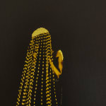 Marc Posso photograph. Gabonese Artist. Young artist. Contemporary african art in Paris. AFIKARIS Gallery. Self-taught Photographer. Photography printed on canvas. Diversity of the African continent. Gold photography.