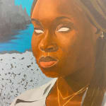 Boluwatife Oyediran. Painter. Contemporary African art. Contemporary figurative painting. Black identity. Black figures portraits. Nigerian artist. Inverted Blackness. Historical Painting Revisited.