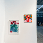 View of Omar Mahfoudi's work at Art Brussels on AFIKARIS booth