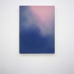 Abstract Blue and pink painting