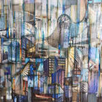 Madonna Phillips, Water Falling Diptych - SOLD, 2018