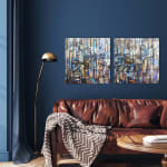 Madonna Phillips, Water Falling Diptych - SOLD, 2018