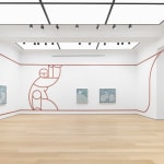 Ruby Sky Stiler, Father holding Child, 2025