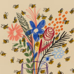 B.D. Graft, Bouquet and Bees, 2022