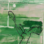 Roy Oxlade, Woman on Grid, n.d.