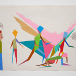 Chris Johanson, Untitled (Three People), 2007-2025