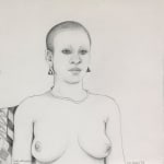 Beth Van Hoesen, Model with Breast Tattoo, 1986
