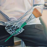 Troy Lamarr Chew II, Boutta work on this painting, 2024