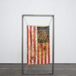 Kiyan Williams, Fried and Suspended Flag, 2022