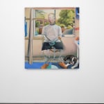 Troy Lamarr Chew II, Boutta work on this painting, 2024