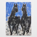 Stephen Pace, Pair, Black Horses, 01-7, 2001