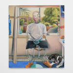 Troy Lamarr Chew II, Boutta work on this painting, 2024