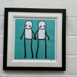 Stik, Stik, Holding Hands, Signed. Yellow, 2020