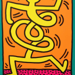 Keith Haring, Montreux Jazz Festival (Yellow), 1983