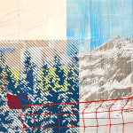 Emily Moore alp painting landscape ski