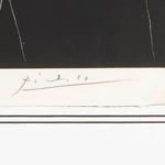 Pablo Picasso, Autoportrait sous trois formes: Pientre Couronne, Sculpteur en buste et Minotaur amoureux Minotaure Caressant une Femme, 1933/1939