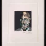 after Portrait of Michael Leiris (1976) close up