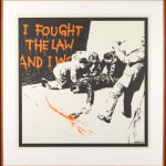 Banksy, Monkey Queen (Signed), 2003