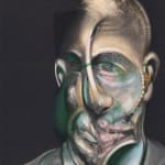 after Portrait of Michael Leiris (1976) close up