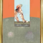 After the central panel of the triptych Triptych 1987 Framed
