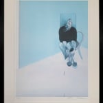 after Study for self-portrait (1982) framed