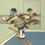 after Figure Writing Reflected in a Mirror (1976)