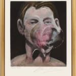 After the central panel of the triptych Three studies for a portrait of Peter Beard (1975) framed