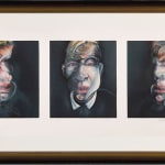 After Three studies for a Self-Portrait (1979) Framed