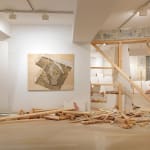 Tadashi Kawamata, Plan for Annely Juda Fine Art, 1988
