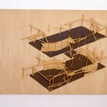 Tadashi Kawamata, Plan for Annely Juda Fine Art, 1988