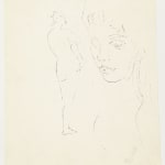 Andy Warhol, Male Head, c. 1952
