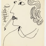 Andy Warhol, Male Head, c. 1952