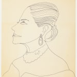 Andy Warhol, Male Head, c. 1952