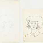 Andy Warhol, A Study For a Boy Book, ca. 1956
