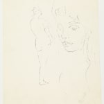 Andy Warhol, Male Head, c. 1952
