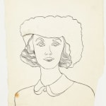 Andy Warhol, A Study For a Boy Book, ca. 1956