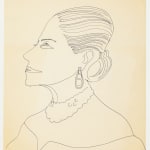 Andy Warhol, Male Head, c. 1952