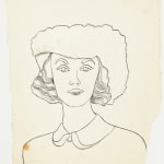Andy Warhol, A Study For a Boy Book, ca. 1956